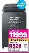 Game Samsung 19kg top loader washing machine (black) wa19t6260bv/fa offer