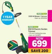 Game Trimtech 650w electric garden trimmer offer