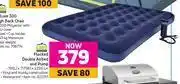 Game Campmaster flocked double airbed & pump offer
