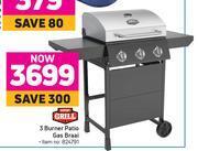 Game Expert grill 3 burner patio gas braai offer