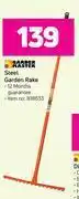 Game Garden master steel garden rake offer