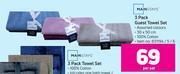 Game Mainstays 3 pack guest towel set-per set offer