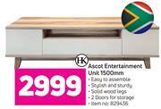 Ascot entertainment unit 1500mm