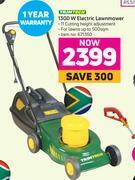Game Trimtech 1300w electric lawnmower offer