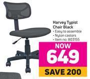 Game Harvey typist chair (black) offer