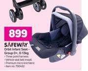 Safeway orbit infant seat group 0+, 0-13kg