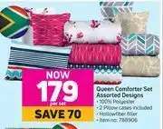 Game Queen comforter set assorted designs-per set offer