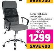 Game Lenox high back mesh chair offer