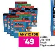 Game Bobtail dog food pouch assorted-for 12 x 85g offer