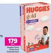 Game Huggies pants jumbo pack assorted sizes-each offer