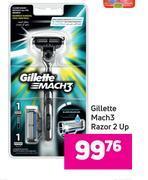 Game Gillette mach 3 razor 2 up offer