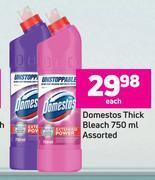Game Domestos thick bleach assorted-750ml each offer