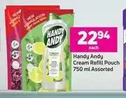 Game Handy andy cream refill pouch assorted-750ml each offer