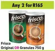 Game Frisco original or granules-for any 2 x 750g offer