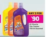 Game Mr muscle tile cleaner assorted-for 3 x 750ml offer