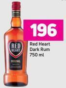 Game Red heart dark rum-750 ml offer