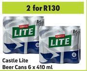 Game Castle lite beer cans 6 x 410 ml- for 2 offer