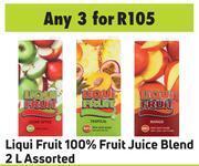 Game Liqui fruit 100% fruit juice blend assorted- for any 3 x 2ltr offer