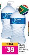 Game Aquelle natural still spring water-for 2 x 5ltr offer