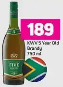 Game Kwv 5 year old brandy-750 ml offer