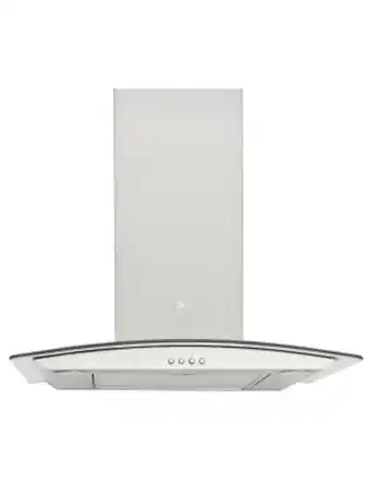 House & Home Elica circus 60cm curved glass cookerhood offer