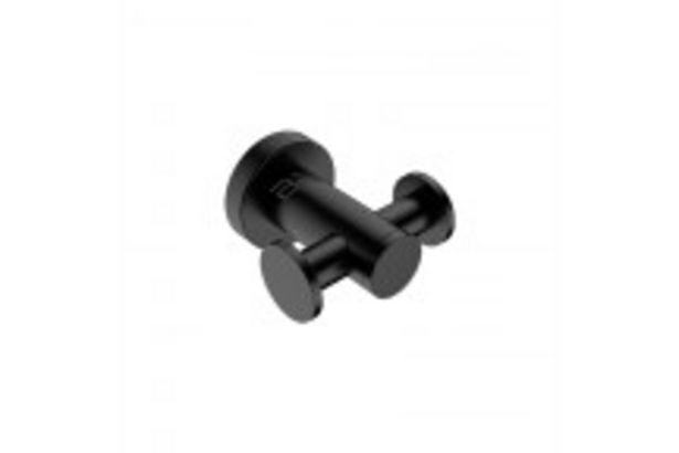 Bathroom Bizarre 4611 robe hook double - matt black baac4611mblk offer