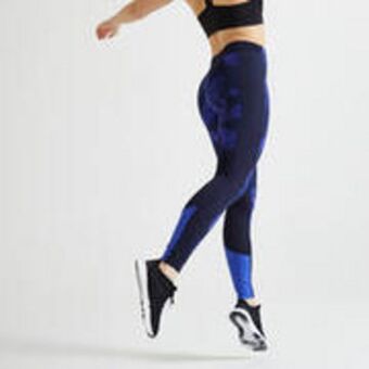 Fitness leggings with phone pocket - print