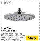 Builders Warehouse Lusso Liro Pearl Shower Rose offer