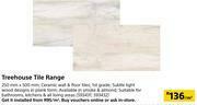 Builders Warehouse Treehouse Tile Range-250mm x 500mm Per Sqm offer