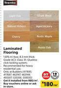 Builders Warehouse Trento Laminated Flooring-Per Sqm offer
