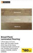 Builders Warehouse Premia Broad Plank Laminated Flooring-Per Sqm offer