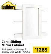 Builders Warehouse Builders Coral Sliding Mirror Cabinet offer