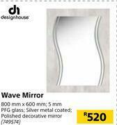 Builders Warehouse Design House Wave Mirror-800mm x 600mm offer