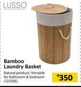 Builders Warehouse Lusso Bamboo Laundry Basket offer