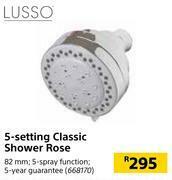 Builders Warehouse Lusso 5 Setting Classic Shower Rose offer