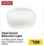 Builders Warehouse Eurolux Opal Square Bathroom Light offer