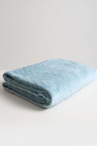 Embossed flannel blanket l200xw220cm