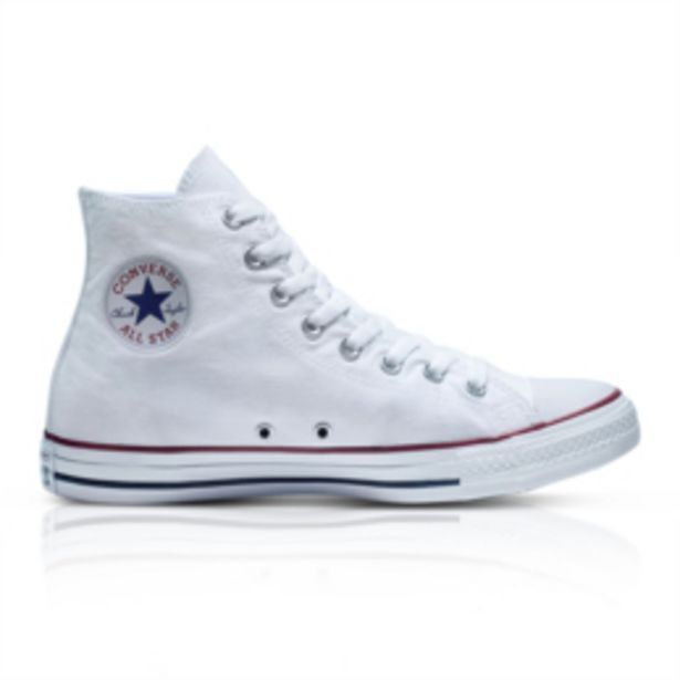 Converse men's chuck taylor all star high white sneaker offer at Sportscene