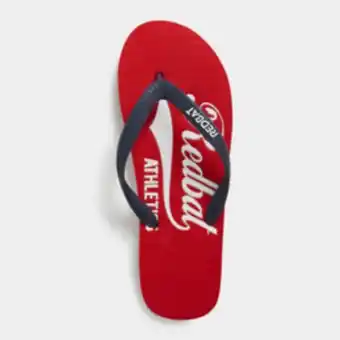Redbat athletics men's red flip flop