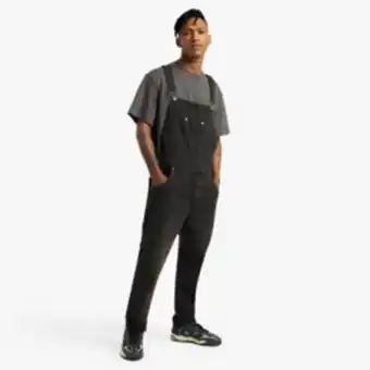 Sportscene Redbat men's black wash dungaree offer