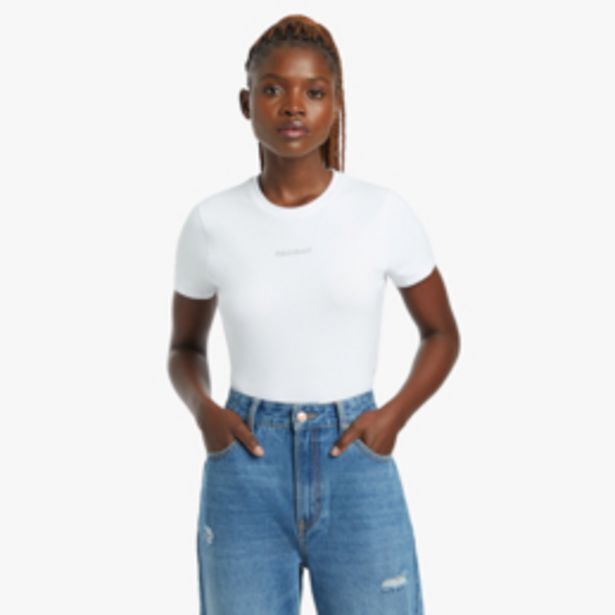 Redbat classics women's white tshirt offer at Sportscene