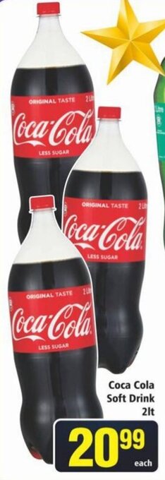 Frontline Coca Cola Soft Drink 2lt offer