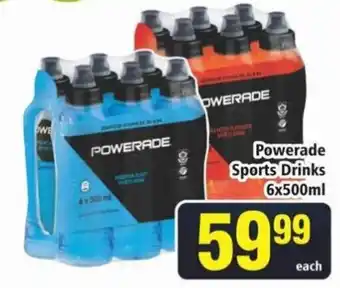 Frontline Powerade Sports Drink 6 x 500ml offer