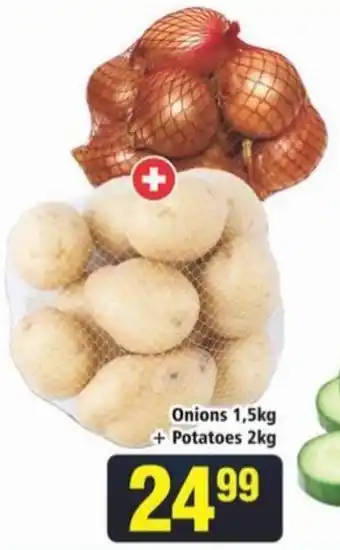 Frontline Onions 1,5kg + Potatoes 2kg offer