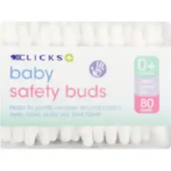 Clicks Baby safety buds 80 buds offer