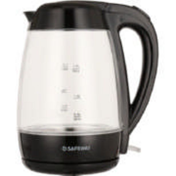 Cordless glass kettle 1.7l offer at Clicks
