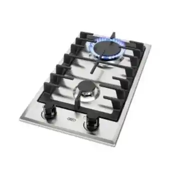 Hirsch's Defy 30cm stainless steel gas hob - hg3210cs/ dhg134 offer