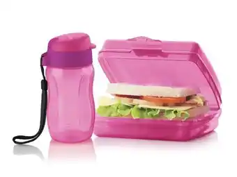 Tupperware Lunch set pink offer