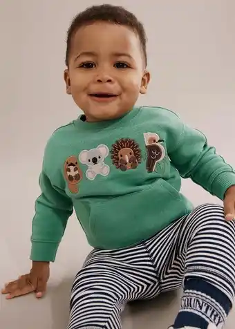 Organically grown cotton australian animal sweatshirt