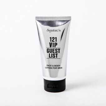Signature Cosmetics Face & body lotion for men 121 vip guestlist offer